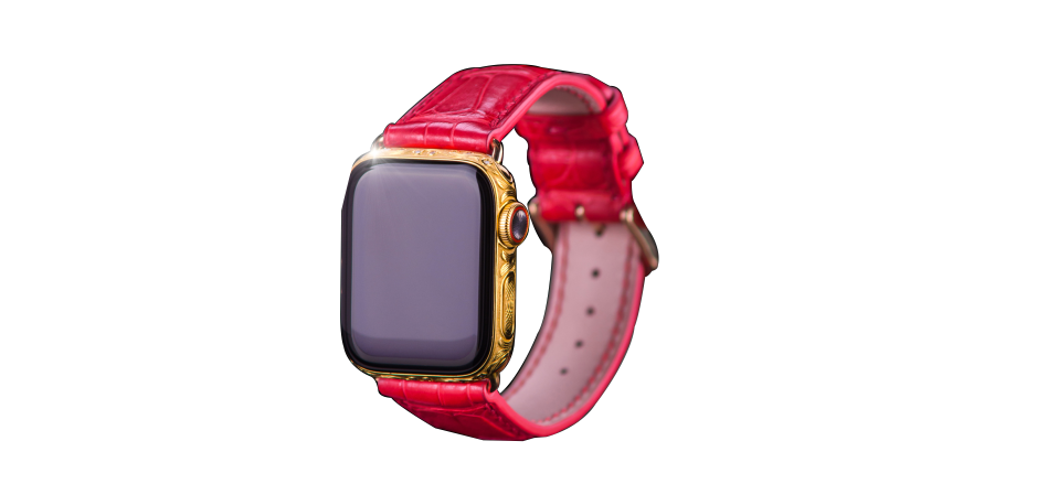 Apple iWatch Gold 24k (Золото) Red